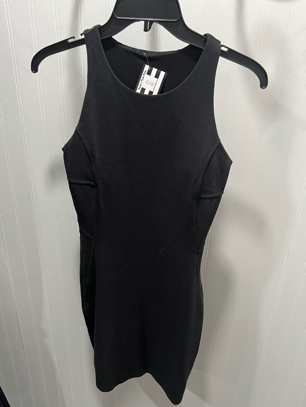 lululemon athletica Black Tank-Style Mini Dress